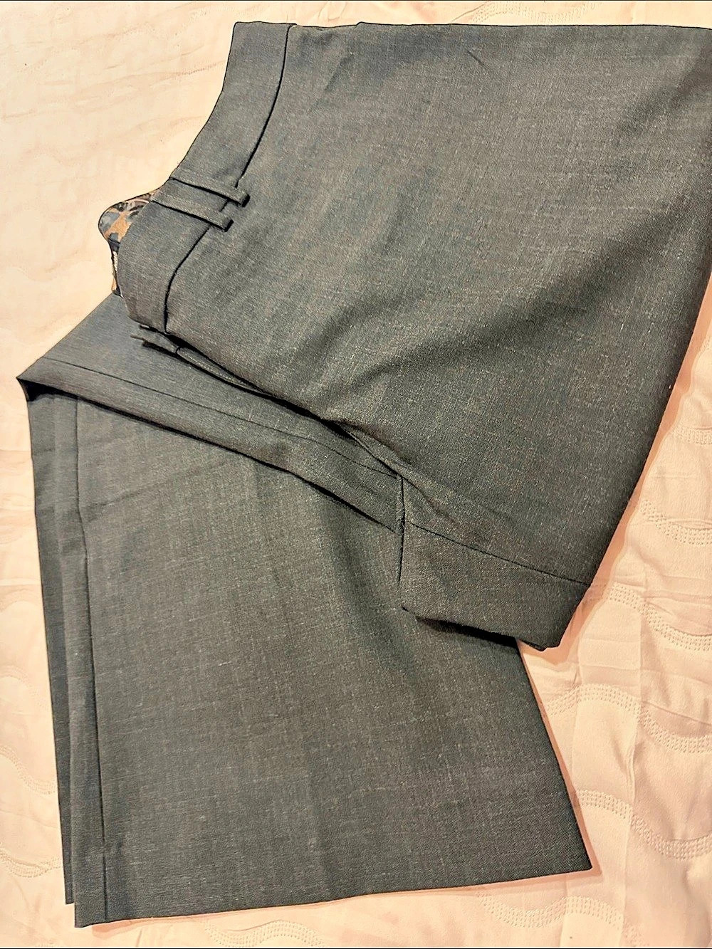 Express Editor Pant Wide Leg Trousers in Brown